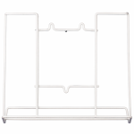 Dispenser til håndklædeark i hvid metal vægmonteret