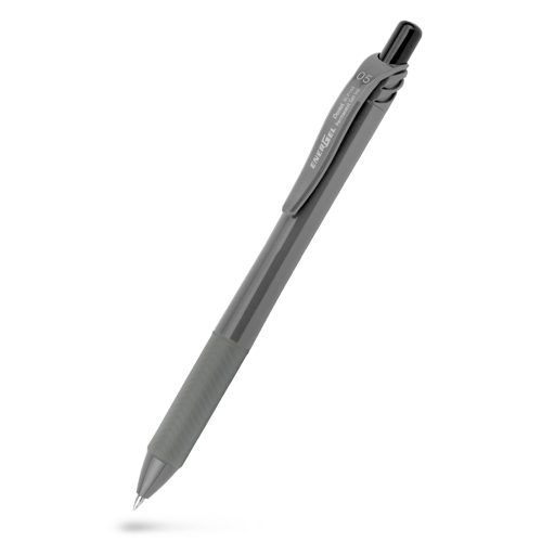 Pentel Energel BLP105 dokumentpen med sort vandfast og dokumentægte gelblæk