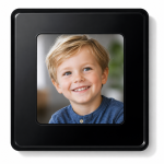 NAGA magnetisk fotoramme med SuperStrong magnet til billeder og motiver på glastavler og whiteboards.