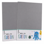 Karton A4 220 gr. 10 ark Grå