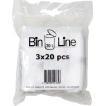 ABENA Bin-Line klar spandepose 20 liter med stjernebund i LLDPE.