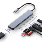 Kortlæser 7-i-1 USB-C Hub 87W PD | 4K HDMI | 2x USB-A | SD & MicroSD - Image 2