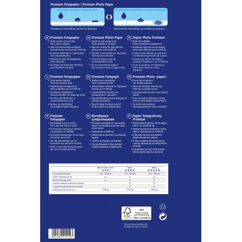 Fotopapir A4 til Inkjet – Avery 2482-20 Premium 300 gr. Glans (15 ark)