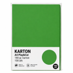 Karton A4 180 gr. 100 ark Palmegrøn