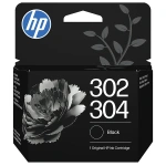 Original HP 302/304 sort blækpatron med kapacitet på 120 sider
