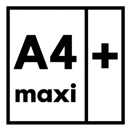A4 Maxi-logo for ekstra brede faneblade og registre