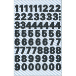 Avery Z-Design 3781 Selvklæbende tal sort 9,5 mm – 120 stk. - Image 2