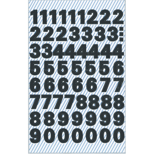 Avery Z-Design 3781 Selvklæbende tal sort 9,5 mm – 120 stk.