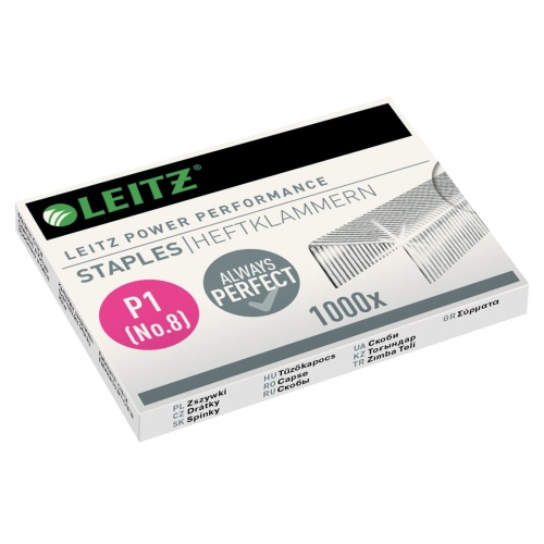 Leitz Power Performance P1 No. 8 hæfteklammer 1000 stk