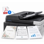 Professionel kopimaskine til print af invitationer, sangark og kontrakter