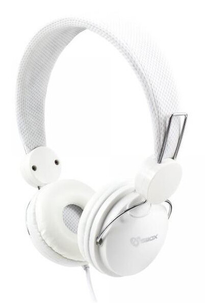 Headset SBox HS-735 hvid med 3,5 mm jackstik SBox HS-735 hvidt headset med 3,5 mm jackstik